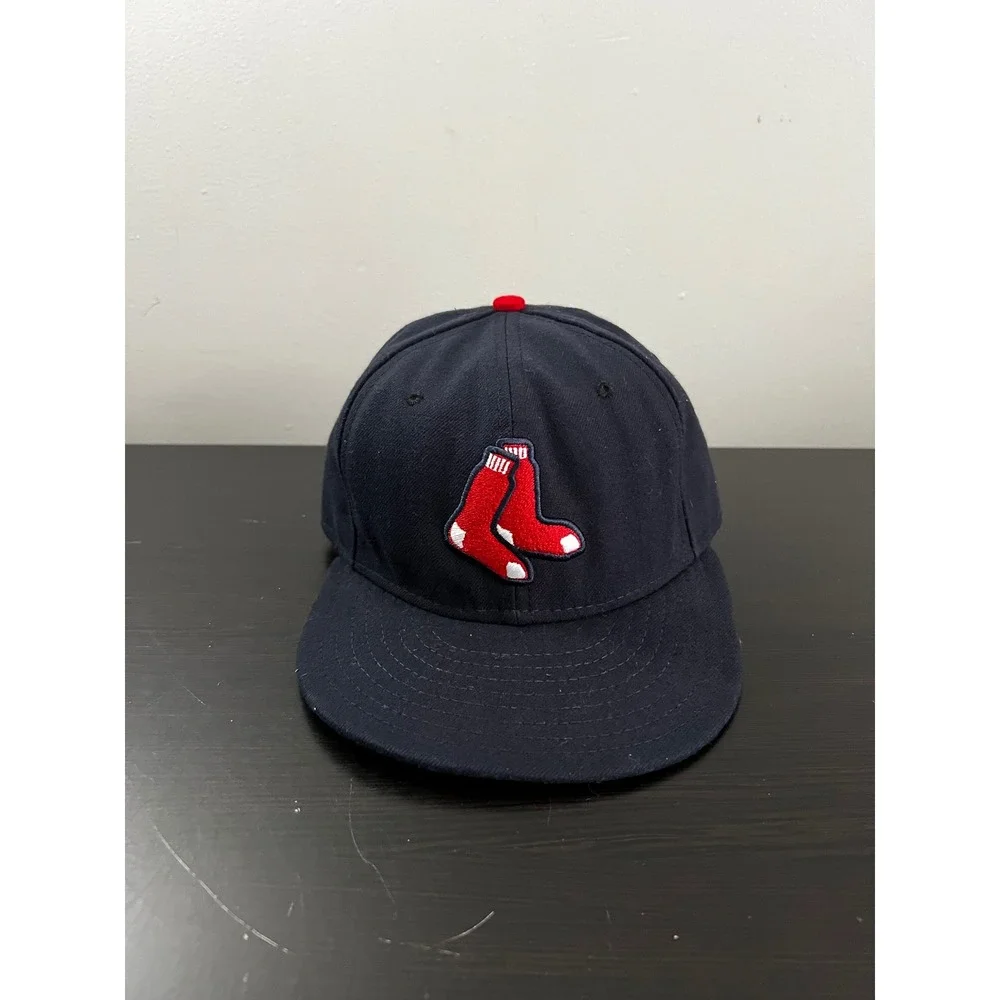 New Era 59FIFTY Boston Red Sox MLB Authentic Collection Fitted Hat Navy 7 1/4